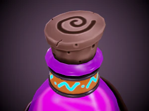 ramuan ajaib bergaya - termasuk tutorial Model 3D