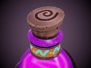 ramuan ajaib bergaya - termasuk tutorial Model 3D