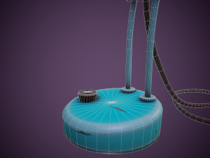 stylized desk lamp - tutorial included 3D Модель