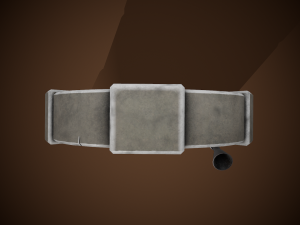 stylized castle door - tutorial included Modelo 3D