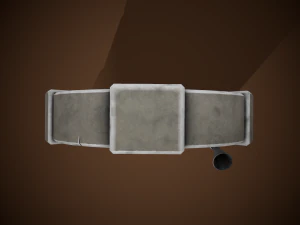 stylized castle door - tutorial included 3D Model