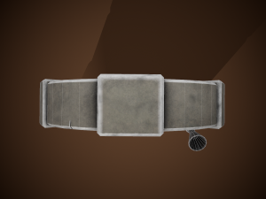 stylized castle door - tutorial included Modelo 3D