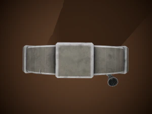 stylized castle door - tutorial included 3D Model