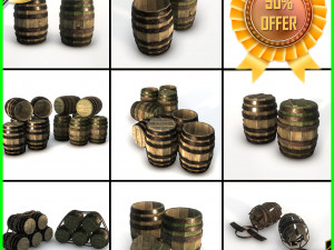 barrel ultimate pack 3D Model