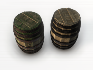 barrel pbr 3Dモデル