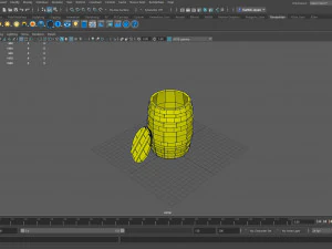 barrel pbr 3D Model