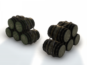 barrel stack Modèle 3D