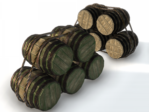 barrel stack Modèle 3D