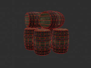 バレルスタック 3Dモデル