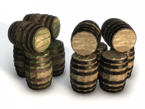 barrel stack Modèle 3D