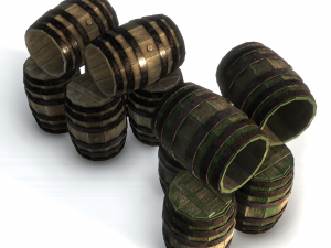 barrel stack Modèle 3D