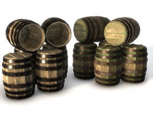 barrel stack Modèle 3D
