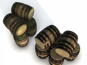 barrel stack Modèle 3D