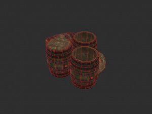 barrel stack Modèle 3D