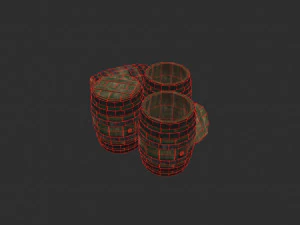 バレルスタック 3Dモデル