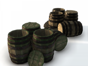 barrel stack Modèle 3D