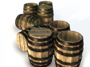 barrel stack Modèle 3D