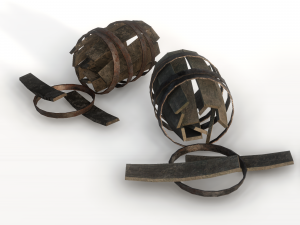 barrel rubble 3D 모델
