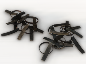 barrel rubble 3D 모델