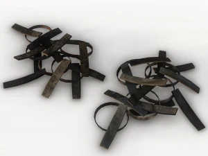 barrel broken 3D Model