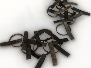barrel broken 3D Model