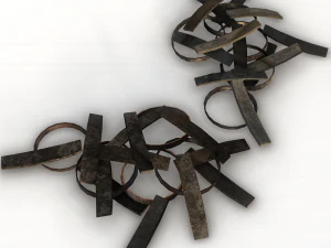 barrel broken 3D Model