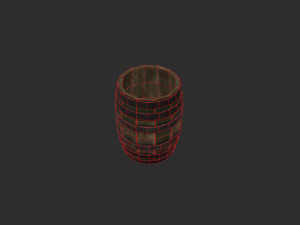 barrel open 3D Model
