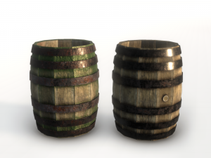 barrel open 3D Model