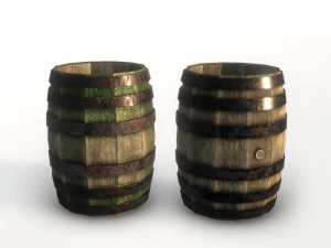 barrel open 3D Model