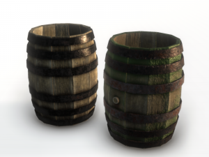 barrel open 3D Model