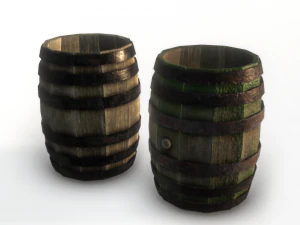 barrel open 3D Model