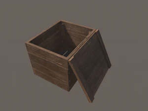 crates with lod 3D Model