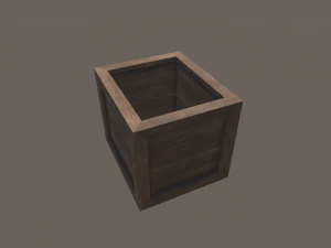 crates with lod 3D Model