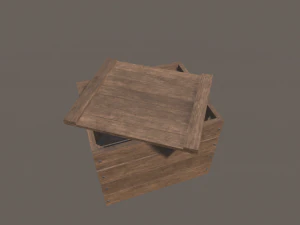 crates with lod 3D Model