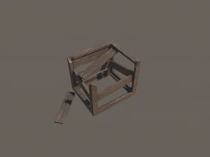 crates with lod 3D Model