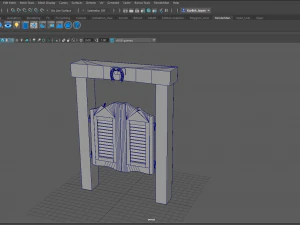 saloon door 3D Model