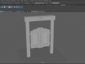 saloon door 3D Модель