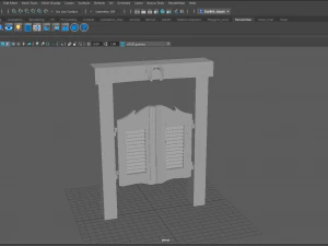 saloon door 3D Model