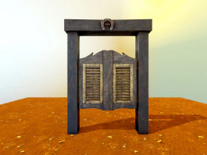 saloon door 3D Model