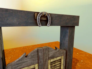 saloon door 3D Model