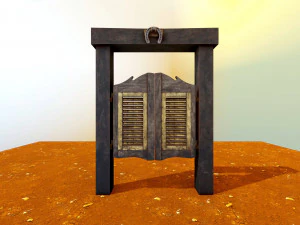 saloon door 3D Model