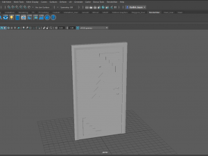 simple door 3Dモデル