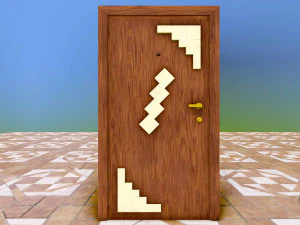 simple door 3D Model