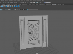single door 3D 模型