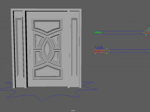 single door 3D Model