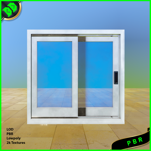 sliding door 3D-Modell .c4d .max .obj .3ds .fbx .stl .blend 