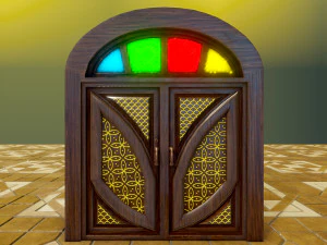 porta scorrevole Modello 3D