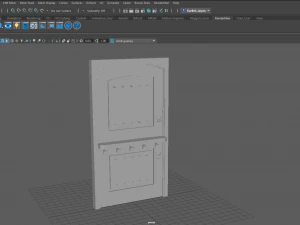 分割ドア 3Dモデル