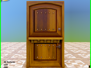 split door 3D Model