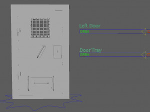 door pack 3Dモデル